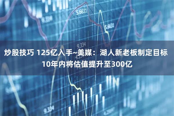 炒股技巧 125亿入手~美媒:湖人新老板制定目标 10年内将估值提升至300亿